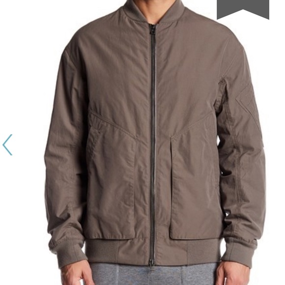 Helmut Lang Wool Trim Bomber Jacket - Picture 3 of 4